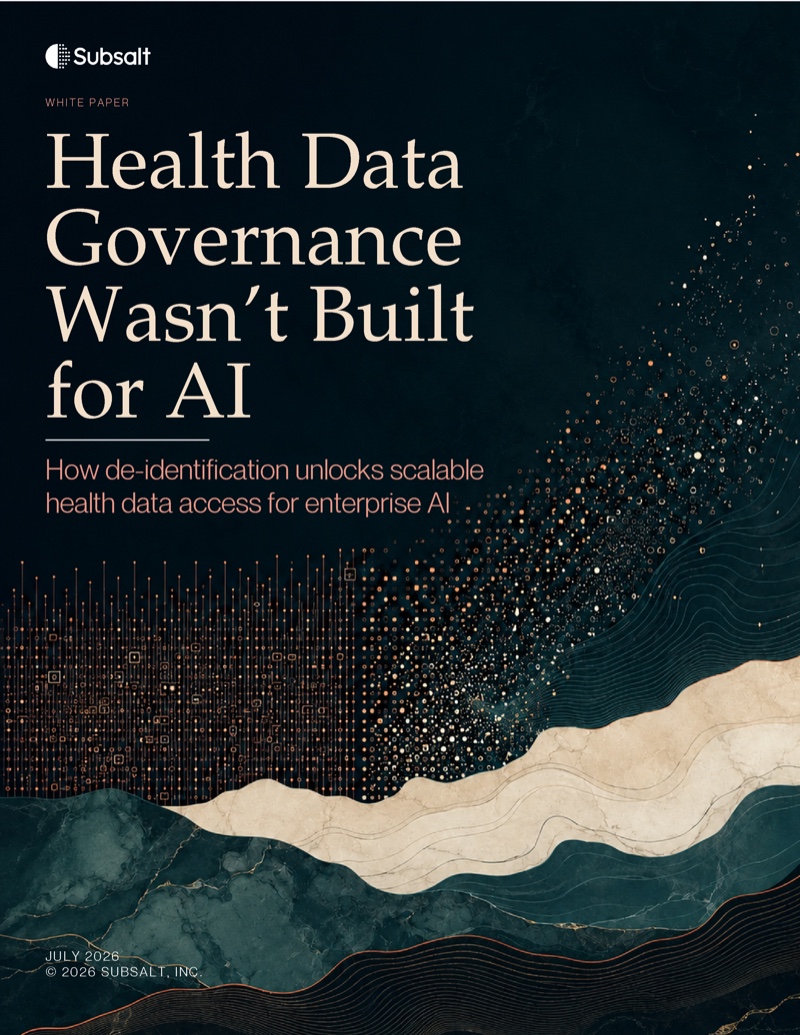 Health Data Governance Wasn't Built for AI — whitepaper cover